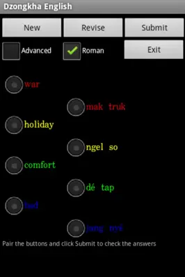 Dzongkha English Dictionary android App screenshot 2